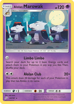 Alolan Marowak — Team Up 64/181