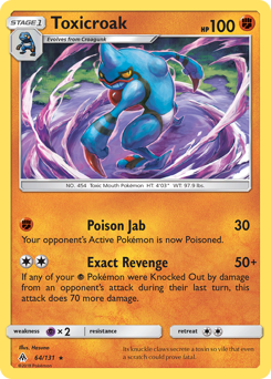 Toxicroak — Forbidden Light 64/131