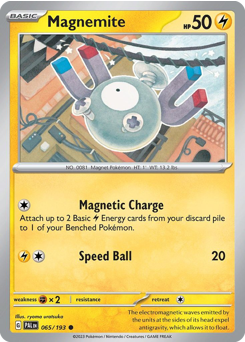 Magnemite — Paldea Evolved 65/193