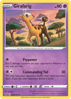 Girafarig — Vivid Voltage 65/185