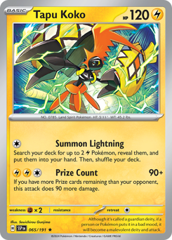 Tapu Koko — Surging Sparks 65/191