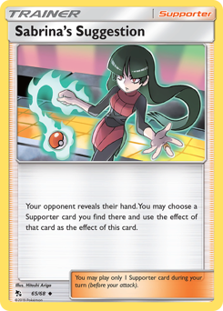Sabrina's Suggestion — Hidden Fates 65/68