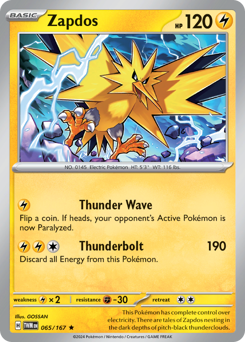 Zapdos — Twilight Masquerade 65/167