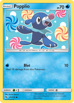 Popplio — Lost Thunder 65/214