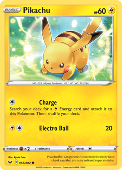 Pikachu — Sword & Shield 65/202