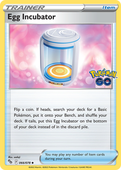 Egg Incubator — Pokémon GO 66/78
