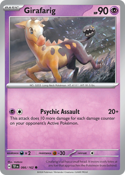 Girafarig — Temporal Forces 66/162