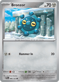 Bronzor — Prismatic Evolutions 66/131