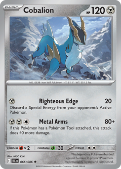 Cobalion — Black Bolt 66/86