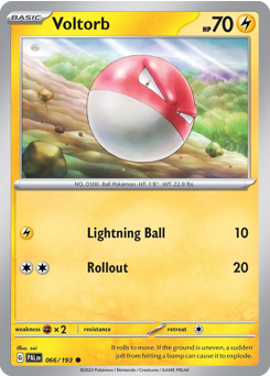 Voltorb — Paldea Evolved 66/193