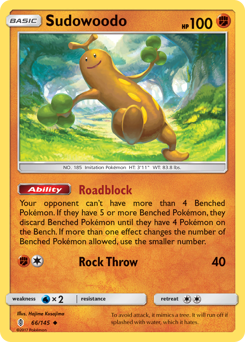 Sudowoodo — Guardians Rising 66/145