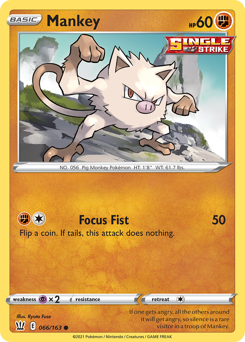 Mankey — Battle Styles 66/163