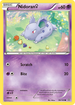 Nidoran ♀ — Primal Clash 66/160