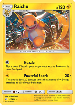Raichu — Cosmic Eclipse 67/236