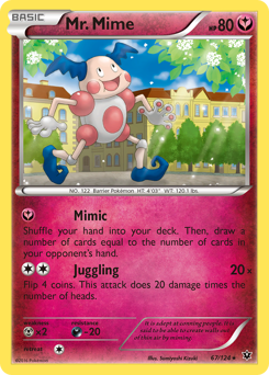 Mr. Mime — Fates Collide 67/124