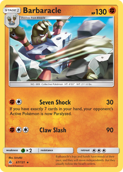 Barbaracle — Forbidden Light 67/131