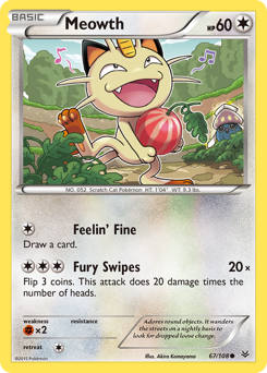 Meowth — Roaring Skies 67/108