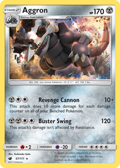 Aggron — Crimson Invasion 67/111