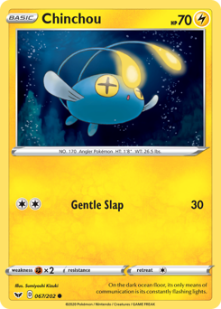 Chinchou — Sword & Shield 67/202