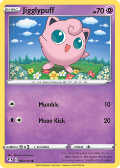 Jigglypuff — Darkness Ablaze 67/189