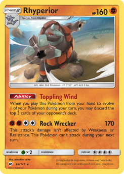 Rhyperior — Burning Shadows 67/147
