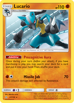 Lucario — Ultra Prism 67/156