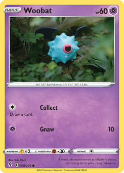 Woobat — Evolving Skies 68/203