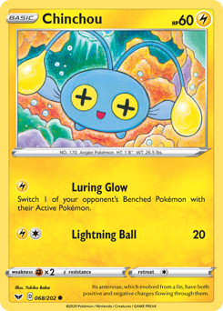 Chinchou — Sword & Shield 68/202