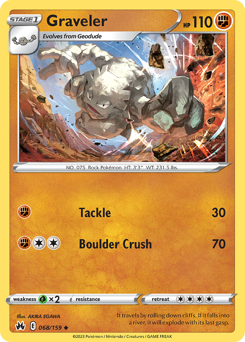 Graveler — Crown Zenith 68/159