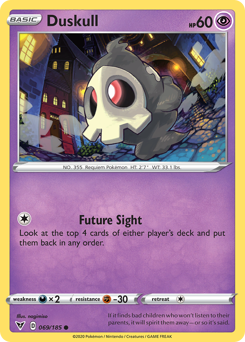 Duskull — Vivid Voltage 69/185