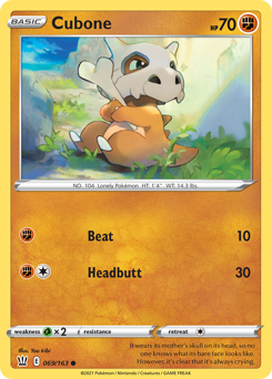 Cubone — Battle Styles 69/163