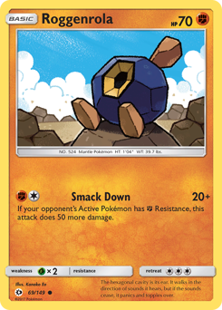 Roggenrola — Sun & Moon 69/149