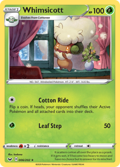 Whimsicott — Sword & Shield 6/202
