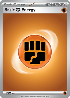 Basic Fighting Energy — Scarlet & Violet Energies 6/16