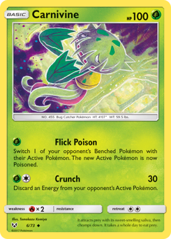 Carnivine — Shining Legends 6/73