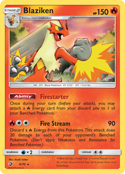 Blaziken — Dragon Majesty 6/70