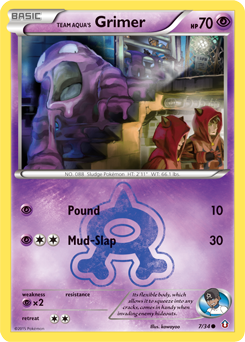 Team Aqua's Grimer — Double Crisis 7/34