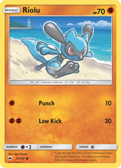 Riolu — Burning Shadows 70/147
