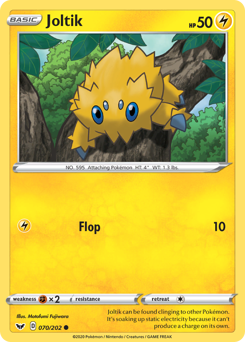 Joltik — Sword & Shield 70/202