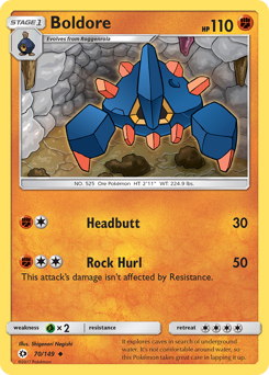 Boldore — Sun & Moon 70/149
