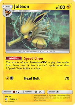 Jolteon — Cosmic Eclipse 70/236