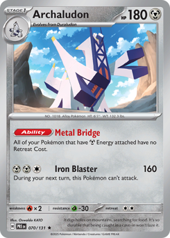 Archaludon — Prismatic Evolutions 70/131