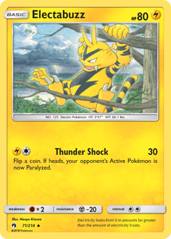 Electabuzz — Lost Thunder 71/214
