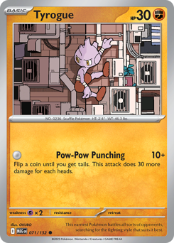 Tyrogue — Mega Evolution 71/132