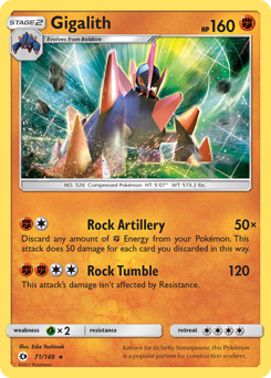 Gigalith — Sun & Moon 71/149