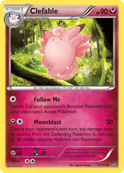 Clefable — Furious Fists 71/111