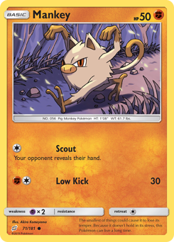 Mankey — Team Up 71/181