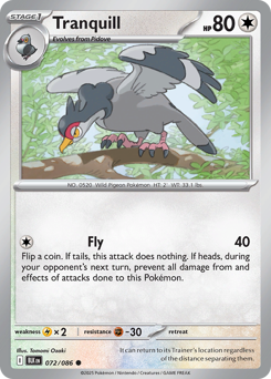 Tranquill — Black Bolt 72/86