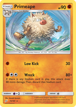 Primeape — Team Up 72/181