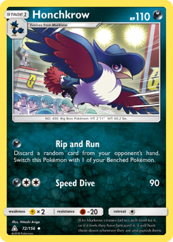 Honchkrow — Ultra Prism 72/156